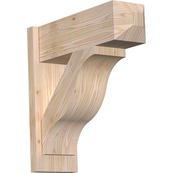 Ekena Millwork Funston Smooth Craftsman Outlooker, Douglas Fir, 7 1/2"W x 22"D x 22"H OUT08X22X22FST04SDF - main